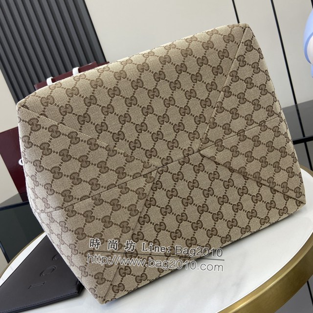 Gucci專櫃古馳最新款Totissima系列中號托特包字母肩背包 jh1963型號：788203